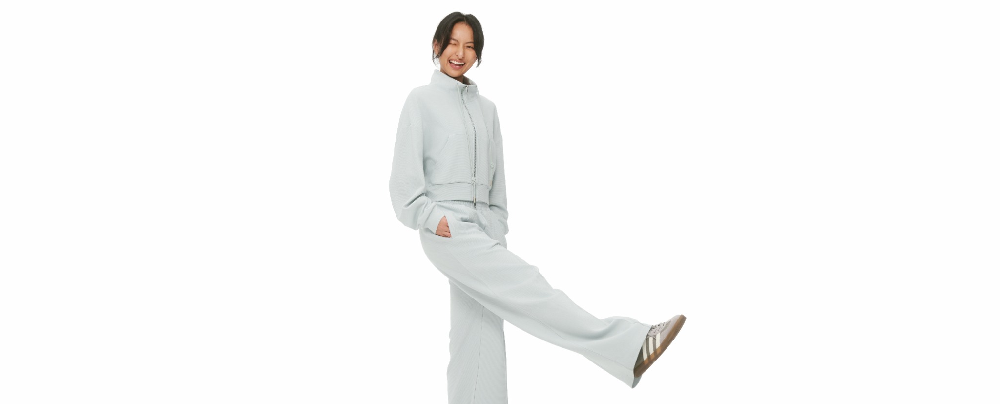 JU Active light blue coordinated lifestyle set